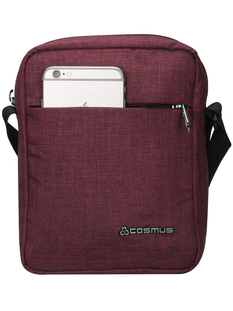 COSMUS OPAL Maroon Polyester 5 Ltr Unisex Sling Bag - Image 2
