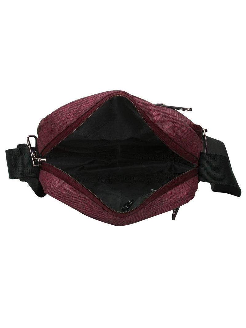 COSMUS OPAL Maroon Polyester 5 Ltr Unisex Sling Bag - Image 4