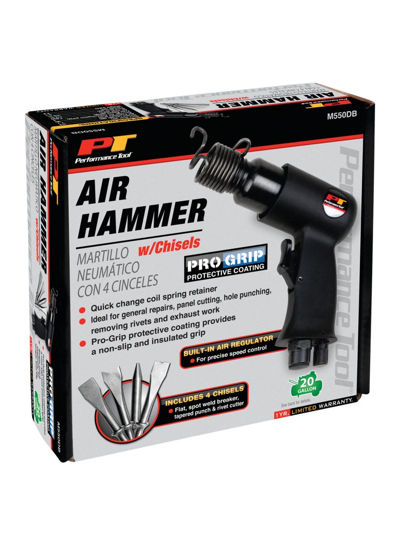Performance Tool Performance Tool M550DB Air Hammer With 4 Chisels  - Image 3