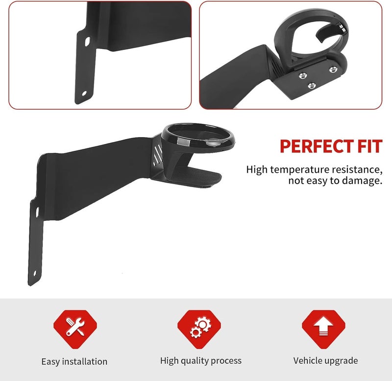 Jimen Door Drink Cup Holder for Jeep Wrangler TJ 1997-2006, Driver Side - Image 4