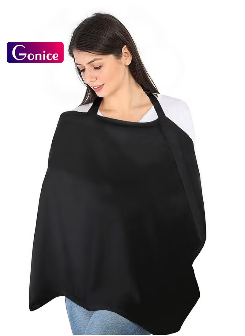 Gonice 100% Organic Fabric Durable Lightweight Nursing Privacy Cover Wraps Burp Cloth  - Image 1