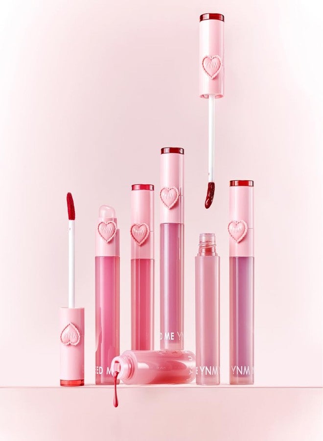 YOU NEED ME YNM Heart Jelling Tint, CHERRY JELLING, Silicone Lip Brush Included, K-Beauty, Non-Sticky, Moisturizing, Smudge-Proof, Korean Lip Tint, Long-Lasting, Vivid Color, 0.09 oz - Image 5