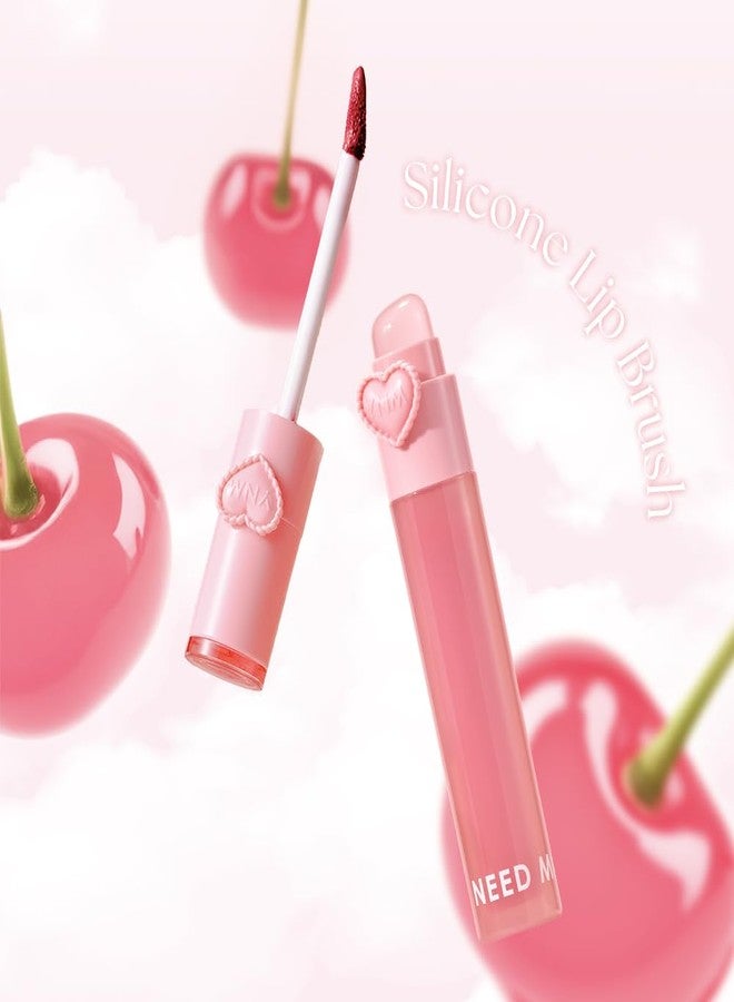 YOU NEED ME YNM Heart Jelling Tint, CHERRY JELLING, Silicone Lip Brush Included, K-Beauty, Non-Sticky, Moisturizing, Smudge-Proof, Korean Lip Tint, Long-Lasting, Vivid Color, 0.09 oz - Image 2