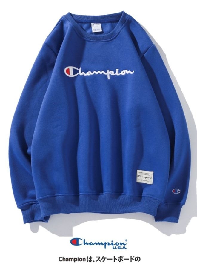 Champion - Graphic Printed Sweatshirt Blue - Image 1