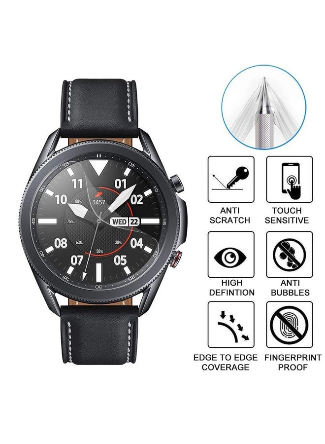 HuHa For Samsung Galaxy Watch3 45mm 5pcs xDfind Soft Hydrogel Film Full Cover Front Protector - Image 3