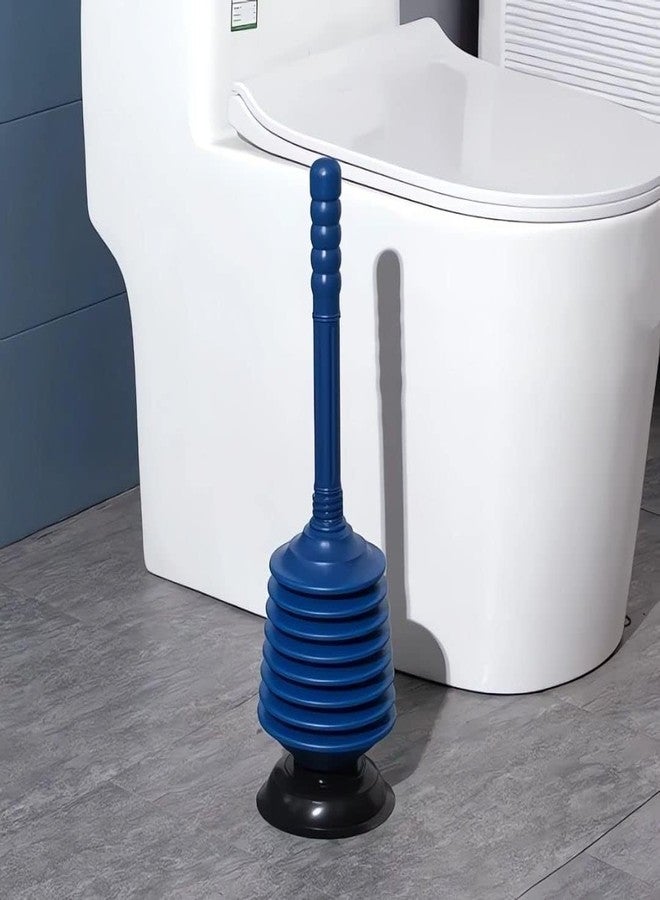 Sevia Drain Plunger, Bathrooms and Kitchens Sinks Drainage Tool Toilet Plunger Pump Close Tool Blockage Cleaner Dredger Pump (1Pcs) - Image 1