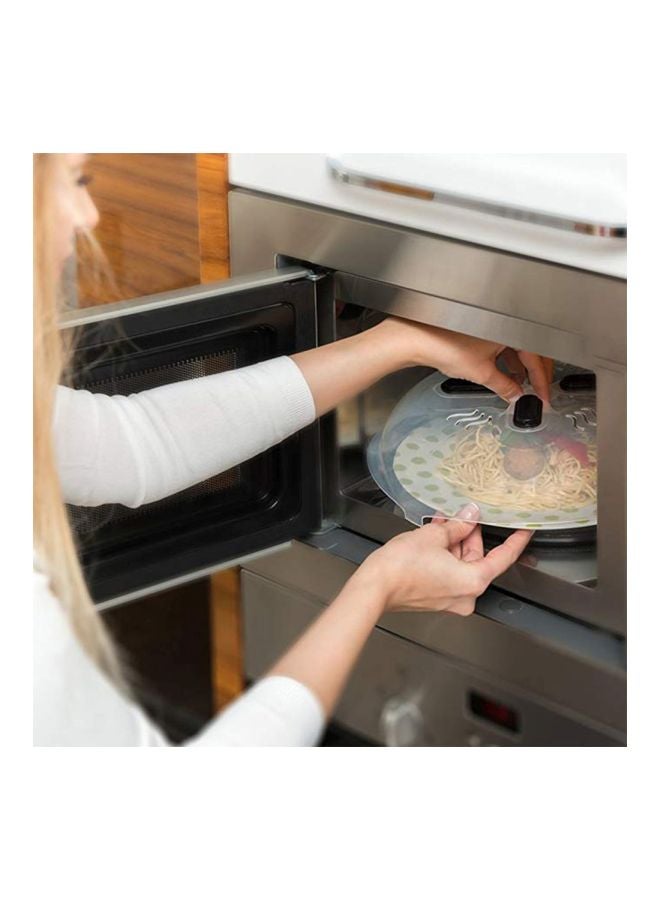 Microwave Plate Cover White  - Image 2