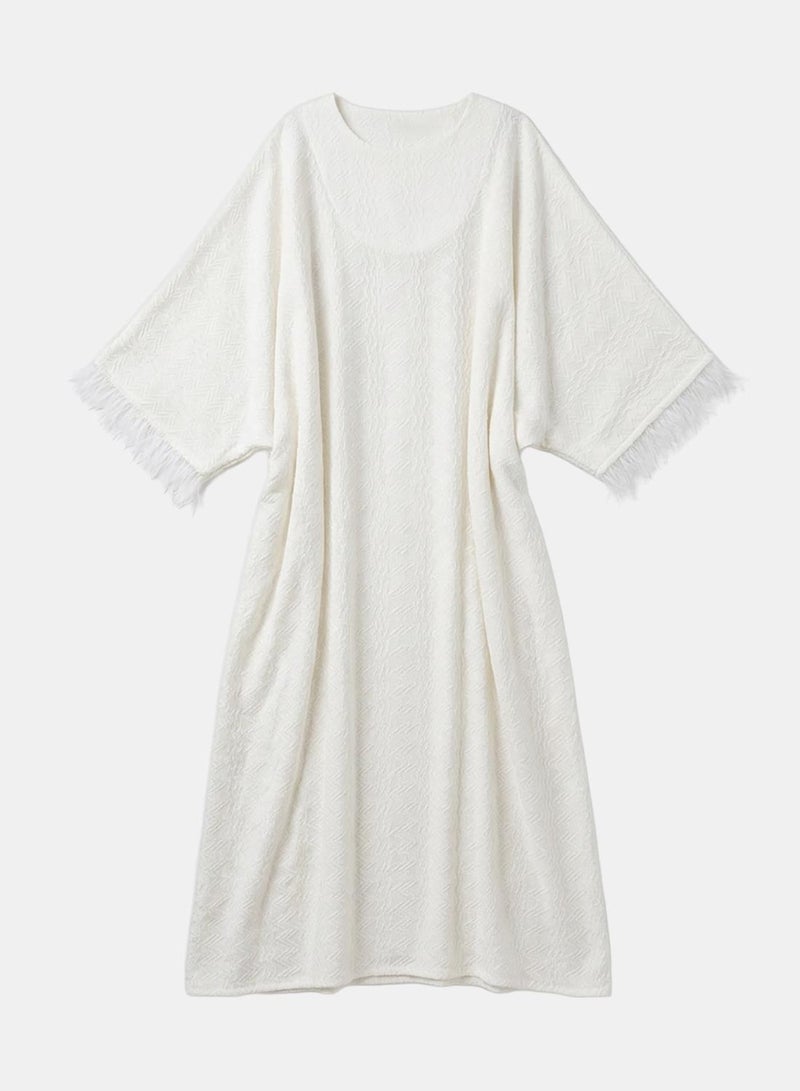 Carina Fringed Maxi Abaya - Image 2