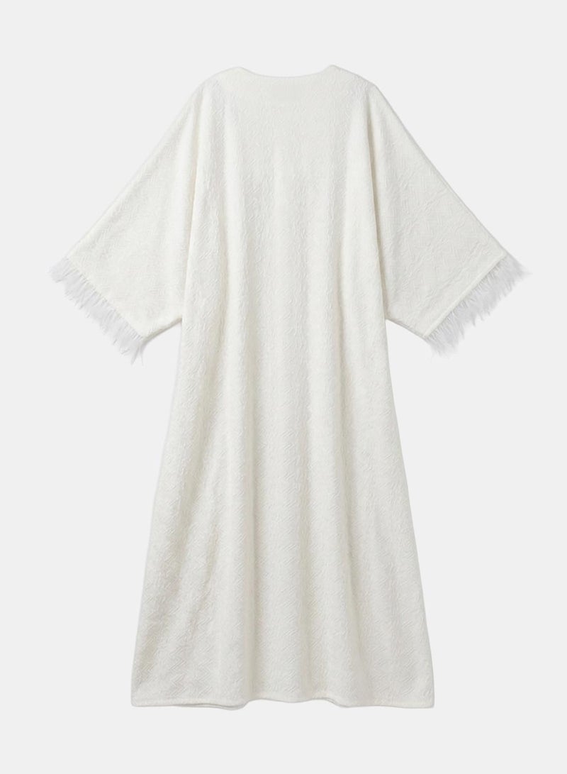 Carina Fringed Maxi Abaya - Image 3