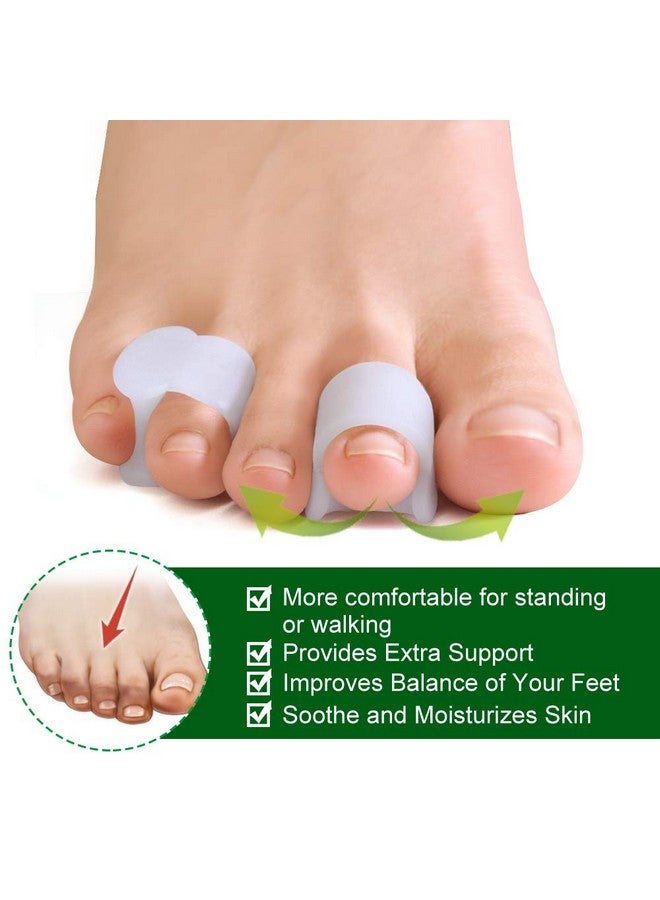 Welnove Welnove Gel Toe Separator, Pinky Toe Spacers, Little Toe Cushions for Preventing Rubbing & Relieve Pressure (Pack of 12)  - Image 5