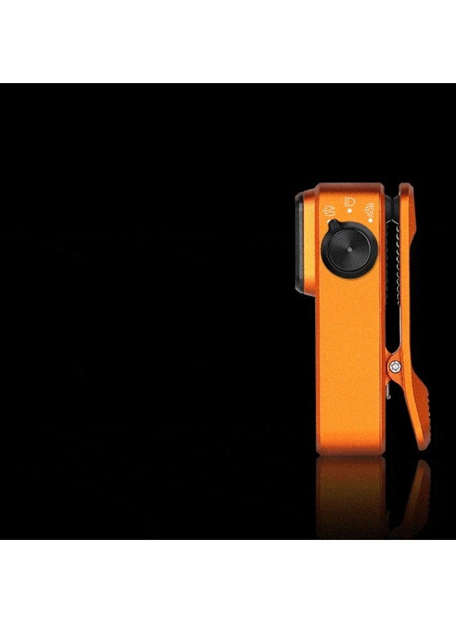 Olight Oclip Pro S (Orange), 600 Lumens 5-in-1 Clip-On EDC Flashlight, 365nm UV & RGB Light, 80m Beam, USB-C Rechargeable Magnetic LED Torch, IPX6 Waterproof, 144h Runtime, 53g - Image 3