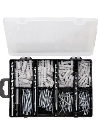 173 Piece Drill Bit and Screwdriver Set – Masonry & Wood Drill Bit Fixing, Carbide-Tipped, Magnetic Bit Holder, Screws, Rawlplugs & Storage Case – All-in-One DIY Tool Kit-2607019511 - pzsku/Z749AB1C7F04E64E35861Z/45/1744203459/d445df22-eb3d-40f0-aaca-431c2d27fb2b