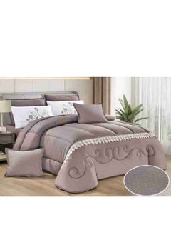 Moon A luxurious, royal double comforter set with an engraving pattern to add beauty and elegance to your room  - Image 1