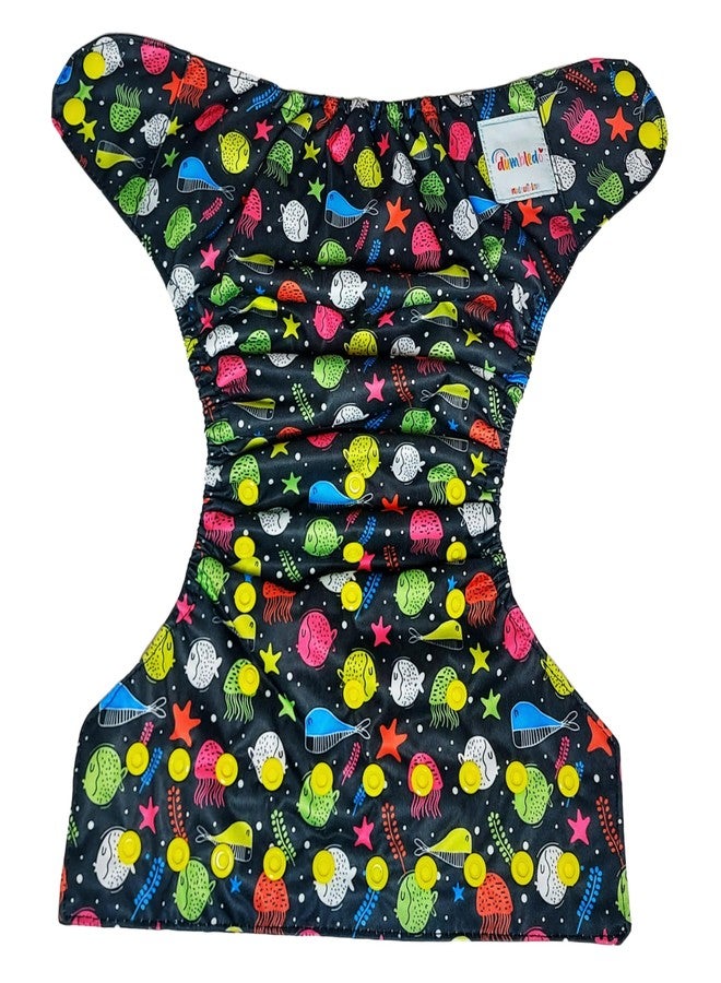 Dumbledo Elite Cloth Diaperwith Magical Soaker (Pack of 1) | Snug Fit | Reusable & Washable | Easy to Clean | Ideal for Toddlers | 3 Months - 3 Years | Unisex Baby - Image 2