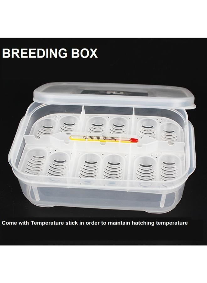 Generic Reptile Egg Incubator Professional Hatcher Hatching Box Case Tray Plastic Breeding Incubator for Hatching Snake, Lizards, Reptiles, Gecko  - Image 1