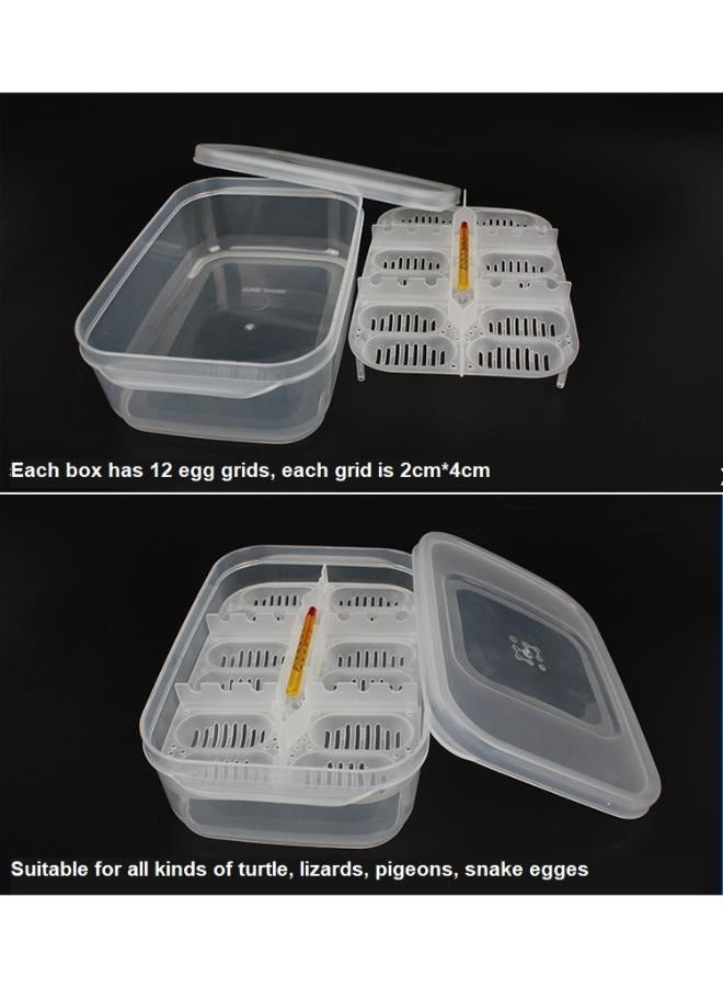 Generic Reptile Egg Incubator Professional Hatcher Hatching Box Case Tray Plastic Breeding Incubator for Hatching Snake, Lizards, Reptiles, Gecko  - Image 2