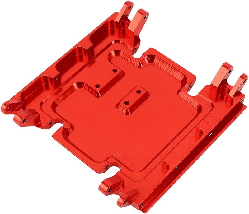 RC Car Skid Plate CNC Machining Lightweight Durable for AXIAL Wraith 90018 90048 (Red) - Image 5