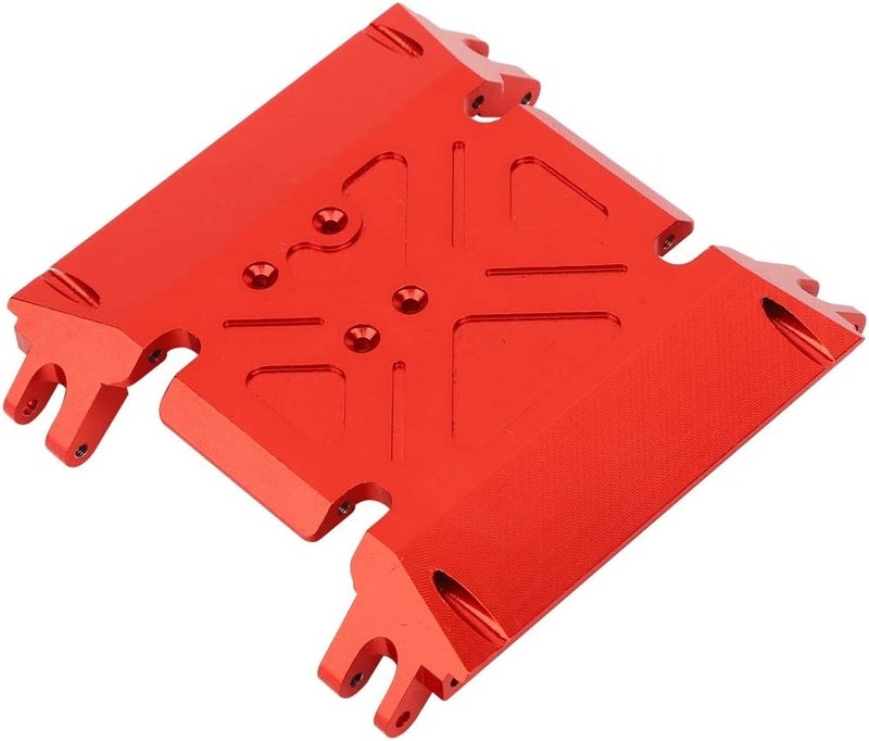 RC Car Skid Plate CNC Machining Lightweight Durable for AXIAL Wraith 90018 90048 (Red) - Image 3
