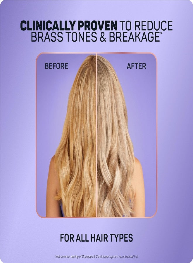 Marc Anthony Purple Shampoo, Repair Blonde Rescueplex Color Care - Neutralizes Brassy Tones and Repairs Bonds, 8oz - Image 4