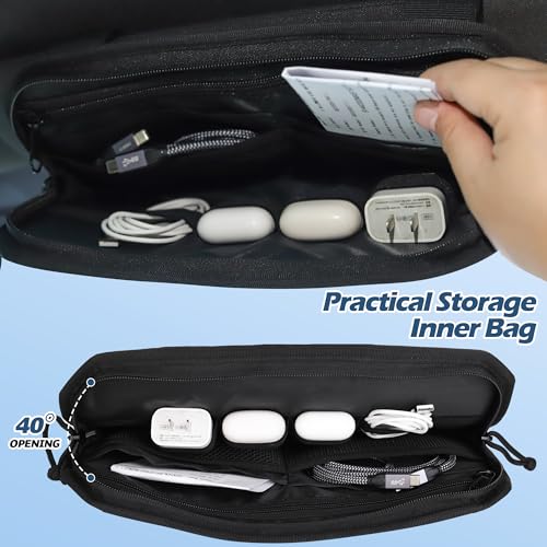 Nicofie Car Visor Organizer with Zipper Multi-Pockets & Sunglass Holder Molle Car Sun Visor Organizer Universal Fit for Trucks, SUVs, Jeeps & Patrol Vehicles - Image 5