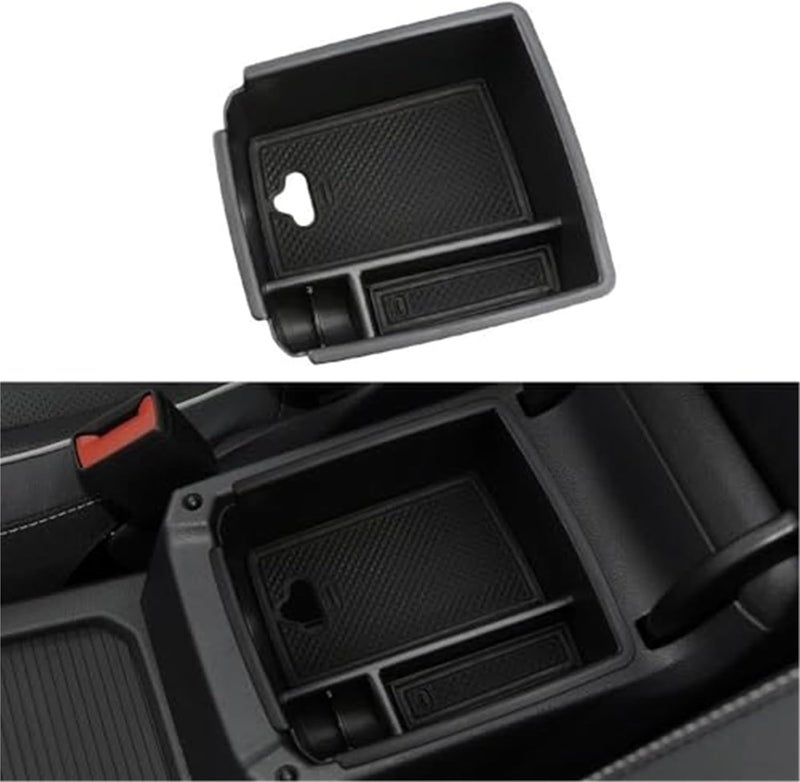 QASULER Car Armrest Center Console Organizer for VW Tiguan MK2 - Image 2