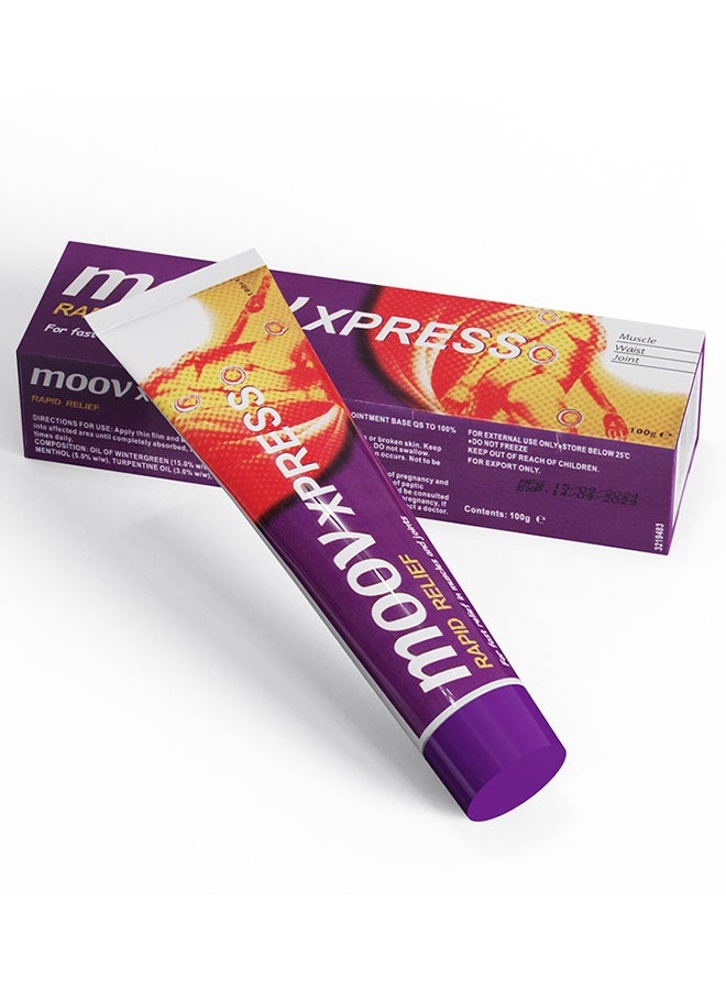 Moov Fast Pain Relief Cream, Joint Pain Reliever Cream, Relieves Back Pain, Plant Herbal Ingredients, Suitable For Shoulders, Neck, Waist, Legs, Knee Joints And Other Parts  - Image 1