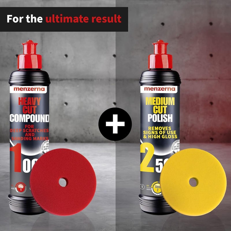 menzerna Heavy Cut Compound 1000 8 fl oz - Car polish for the speedy removal of deep scratches using foam polishing pads - Image 5