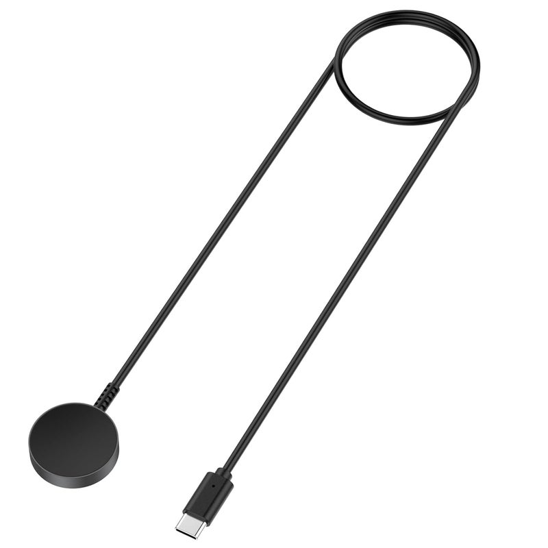 كابل محطة شحن سريع PD بديل متوافق مع ساعة Samsung Galaxy Watch 6/6 Classic/Watch 5/5 Pro، حامل شاحن كابل نوع C من متوافق مع ساعة Samsung Galaxy Watch 4/4 classic (1 متر) - Image 3