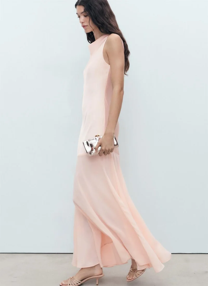 MANGO Sleeveless Maxi Dress
