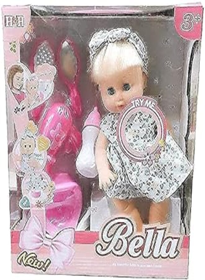 Talking Baby Bride with Multi Accessories and Hat for Girls 