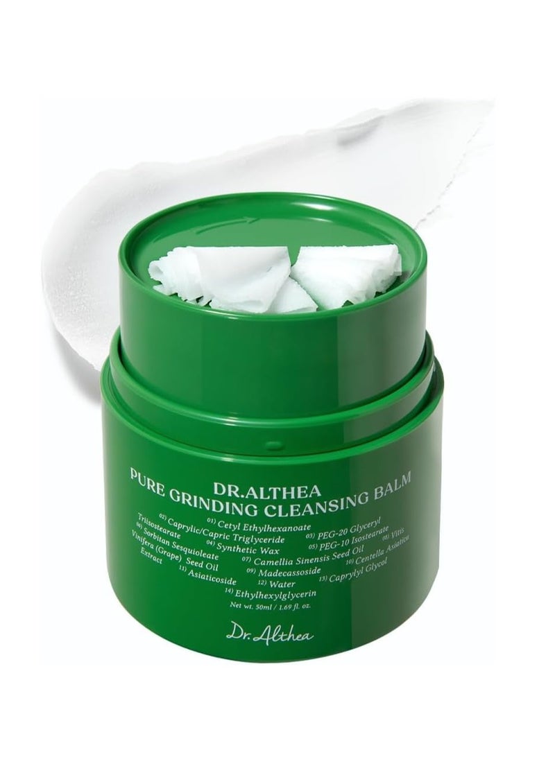 دي آر.ألثيا بلسم التنظيف النقي من دكتور ألثيا - بلسم تنظيف صحي، تركيبة نباتية، آمن على البشرة الحساسة، 14 مكونًا أساسيًا، تأثير تنظيف قوي، خفيف الوزن، قوام مثلج - Image 1
