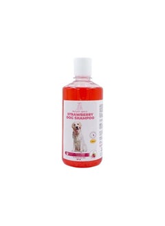 Caline Strawberry Scented Dog Shampoo, Gentle Hydrating Formula, 500ml 