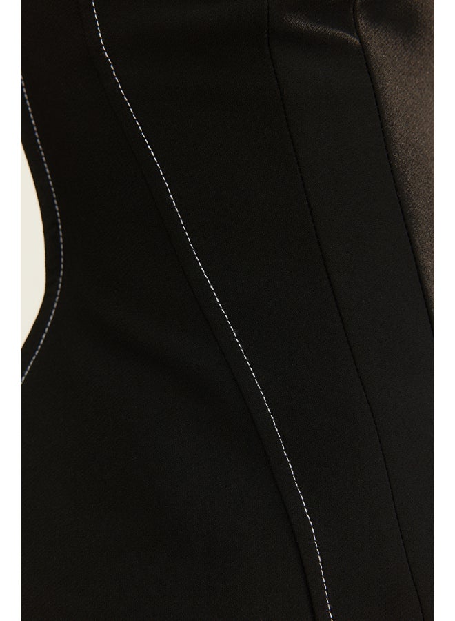 trendyol Black Fitted Corset Detailed Bustier TPRAW24BS00006  - Image 5