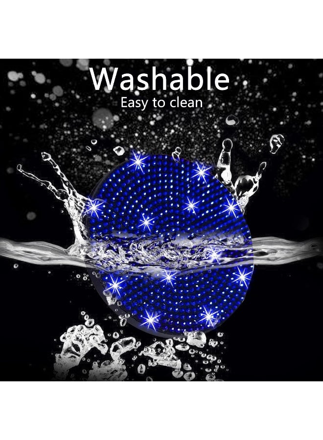 NBTEPEM 2pcs Bling Car Cup Holder Coaster - Image 3