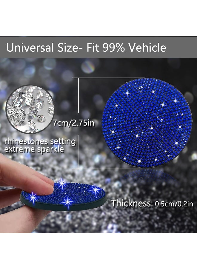 NBTEPEM 2pcs Bling Car Cup Holder Coaster - Image 2