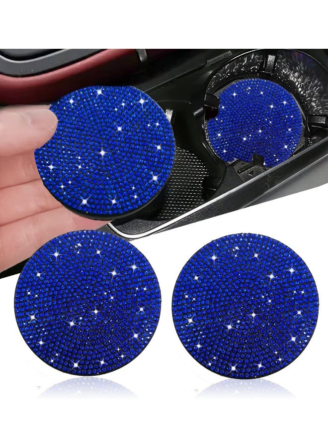 NBTEPEM 2pcs Bling Car Cup Holder Coaster - Image 1