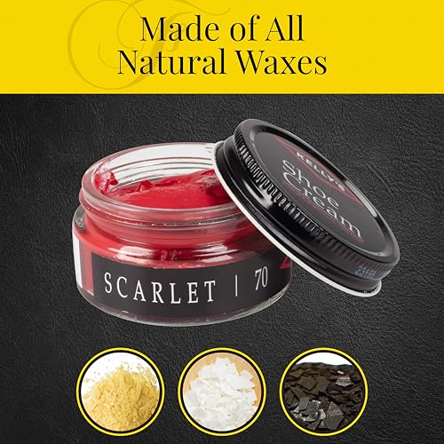 KELLYS Kelly's Scarlet Shoe Polish 1.5 oz - Professional Leather Shoe Cream - Image 3