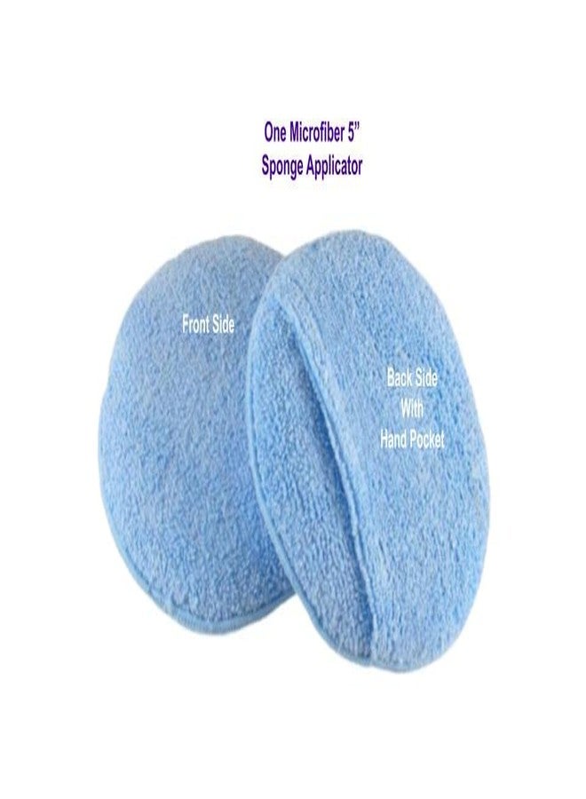 Leather CPR إسفنجة تطبيق ميكروفايبر جلدية - أداة تطبيق مكيف الجلد، وسادة ميكروفايبر دائرية خالية من الوبر لتطبيق منظف ومكيف جلد السيارة لداخل السيارة، مجموعة العناية بالجلد - Image 4