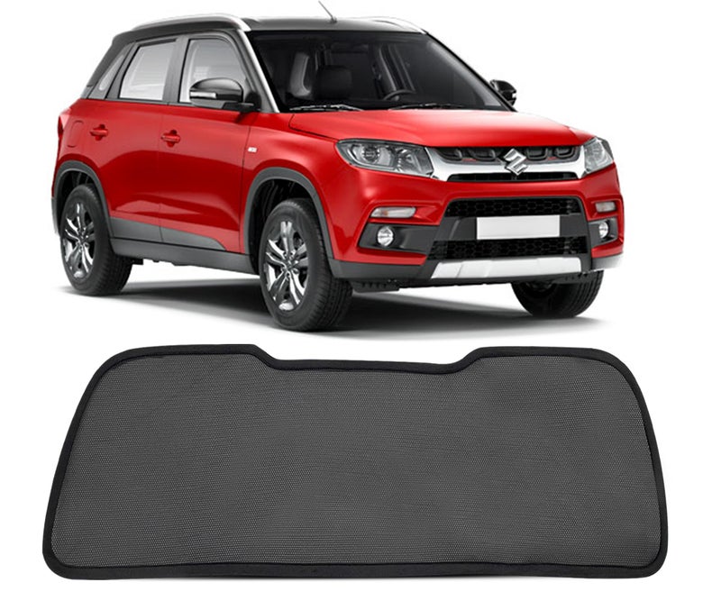 Autofact Dicky Curtain for Maruti Brezza 2016-2022| Custom Fit Rear Windshield Sunshade | UV & Heat Protection | Foldable Mesh | Privacy & Cooling Car Accessory - Image 1