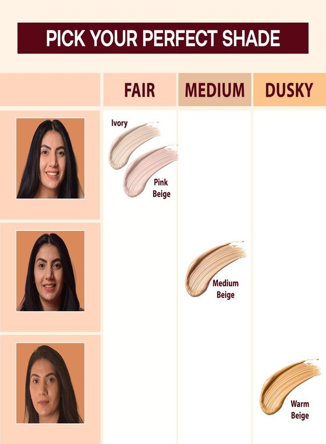 Coloressence Hydra Matte Liquid Foundation, Medium Beige, 30ml | For All Skin Types | Long Lasting | Lightweight | Full Coverage | Hydrating Formula - Image 5