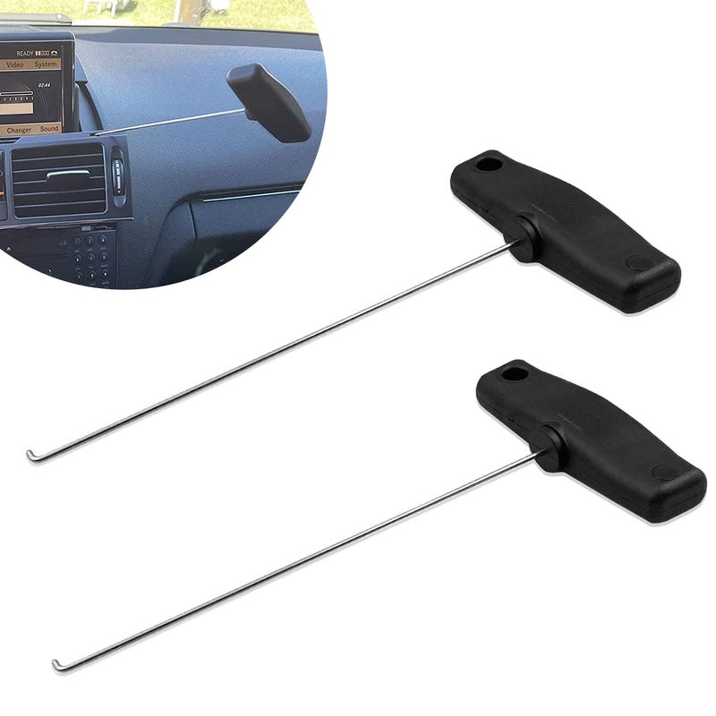 Mekar Instrument Cluster Removal Pulling Hooks Tool Dashboard Removing Tool Compatible for Mercedes Benz