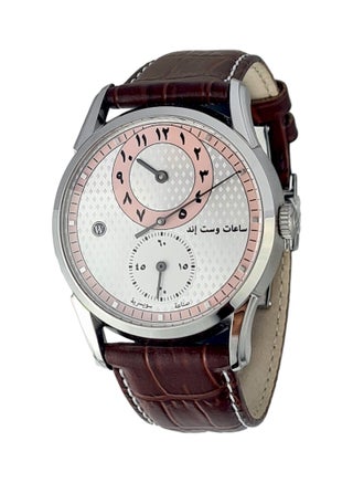 West End Watch Co West End Watch Co Everbright Arabic Dial Leather