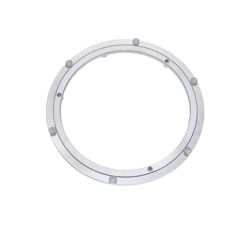 Dailydanny Aluminum Heavy Duty Lazy Susan Rotating Turntable Bearing Swivel Plate Hardware for Dining-Table (12 inch) - Image 1