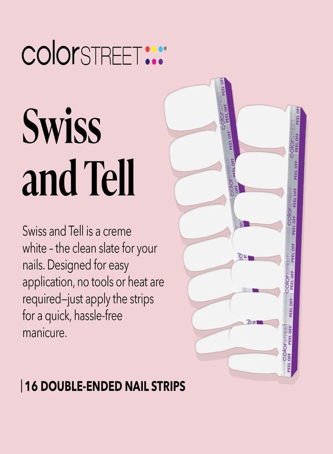 Color Street Swiss and Tell Nail Strips - Image 2