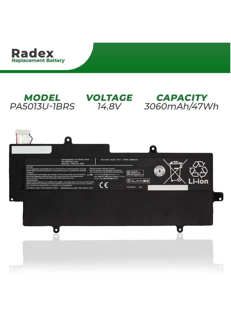 راديكس - PA5013U-1BRS High Grade Compatible Battery for Toshiba Portege Z830 Z830-10P Z830-BT8300 Z830-S8301 Z830-S8302 Z830-K08S Z835 Z835-P330 Z930 Z930-S9301 Z930-007 Z930-10M Z935 Z935-P300 Z935-P390 - Image 1