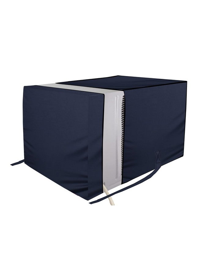 The Furnishing Tree window ac cover suitable for LG 1.5 Ton LWA18CPXA.ANLG, Blue Color Elastic fit Cover for front and rear Of Window Ac - Image 1