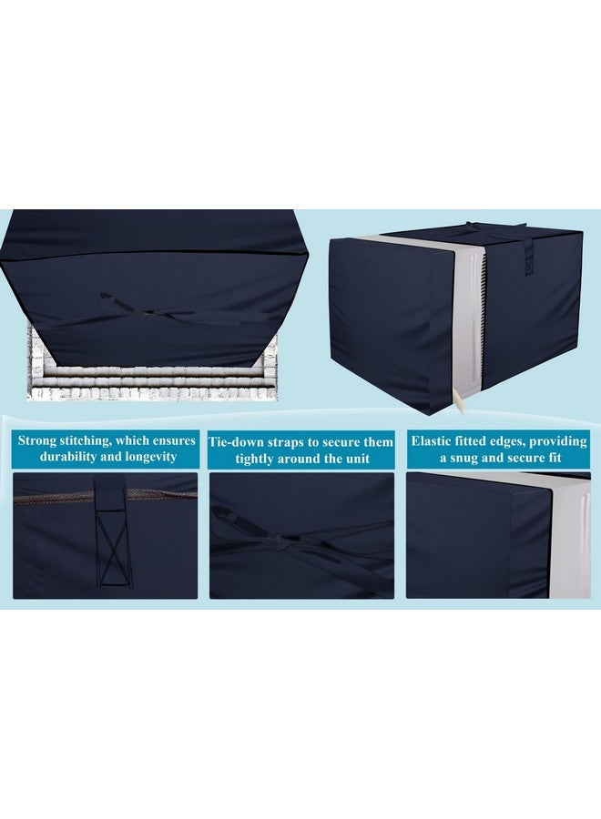 The Furnishing Tree window ac cover suitable for LG 1.5 Ton LWA18CPXA.ANLG, Blue Color Elastic fit Cover for front and rear Of Window Ac - Image 5