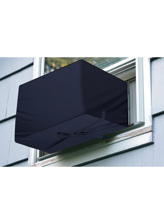 The Furnishing Tree window ac cover suitable for LG 1.5 Ton LWA18CPXA.ANLG, Blue Color Elastic fit Cover for front and rear Of Window Ac - Image 3