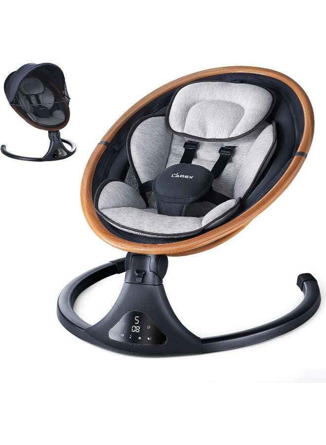 LAREX Baby Swing to Toddler Electric Infant Swing Portable for Newborn Boy Girl - Image 1