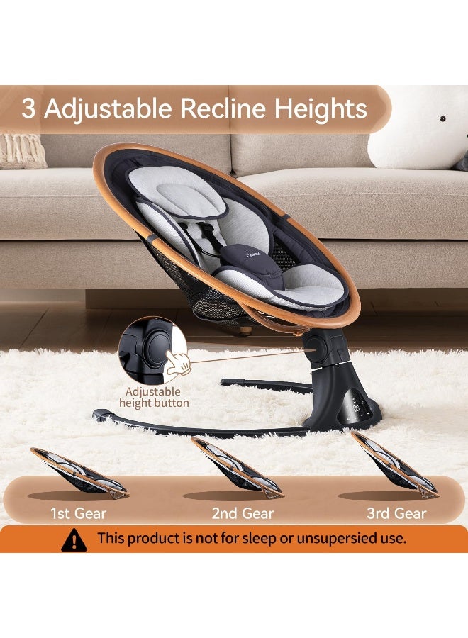 LAREX Baby Swing to Toddler Electric Infant Swing Portable for Newborn Boy Girl - Image 4